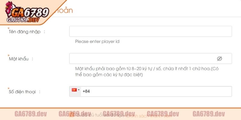 Đôi nét sơ lược về đăng ký GA6789