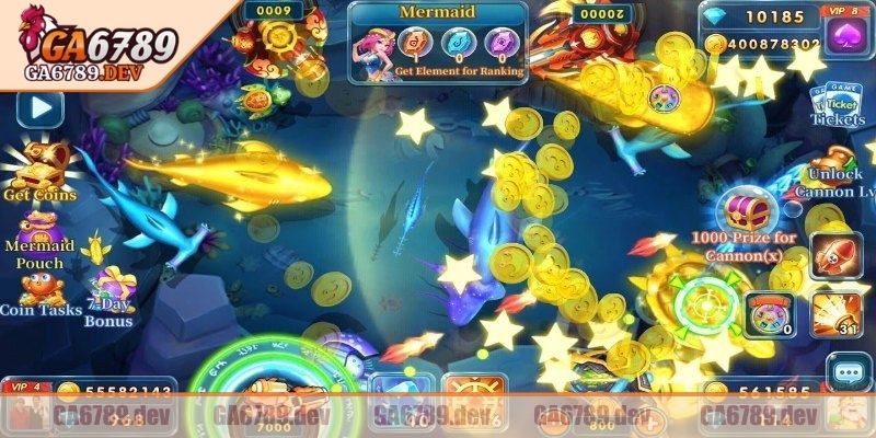 Game tích hợp nhiều vật phẩm tăng sức mạnh